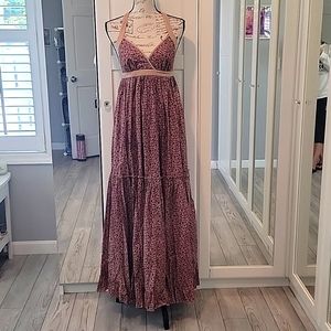Maxi halter dress